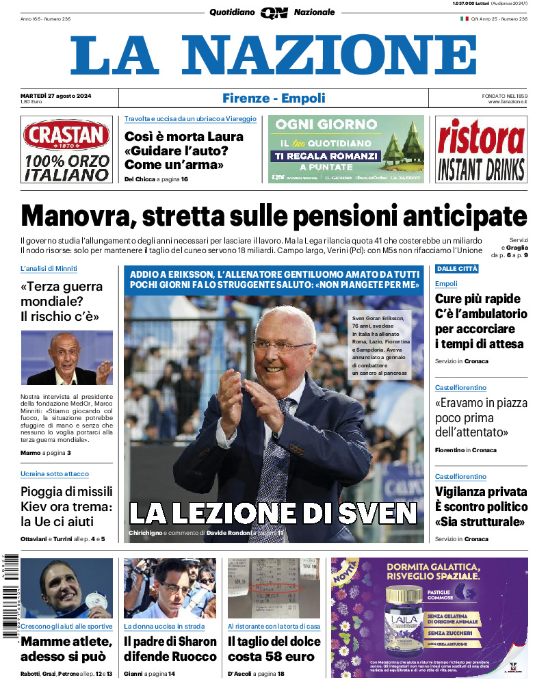 Prima-pagina-la nazione-edizione-di-oggi-20240827